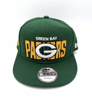 New Era Green Bay Packers NFL Vintage Collection 9FIFTY Snapback Hat Green